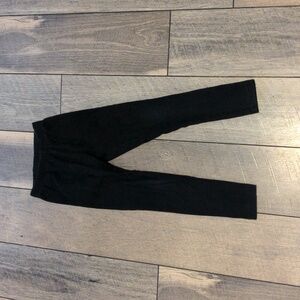 Girls Essential Black Leggings - Size 4/5